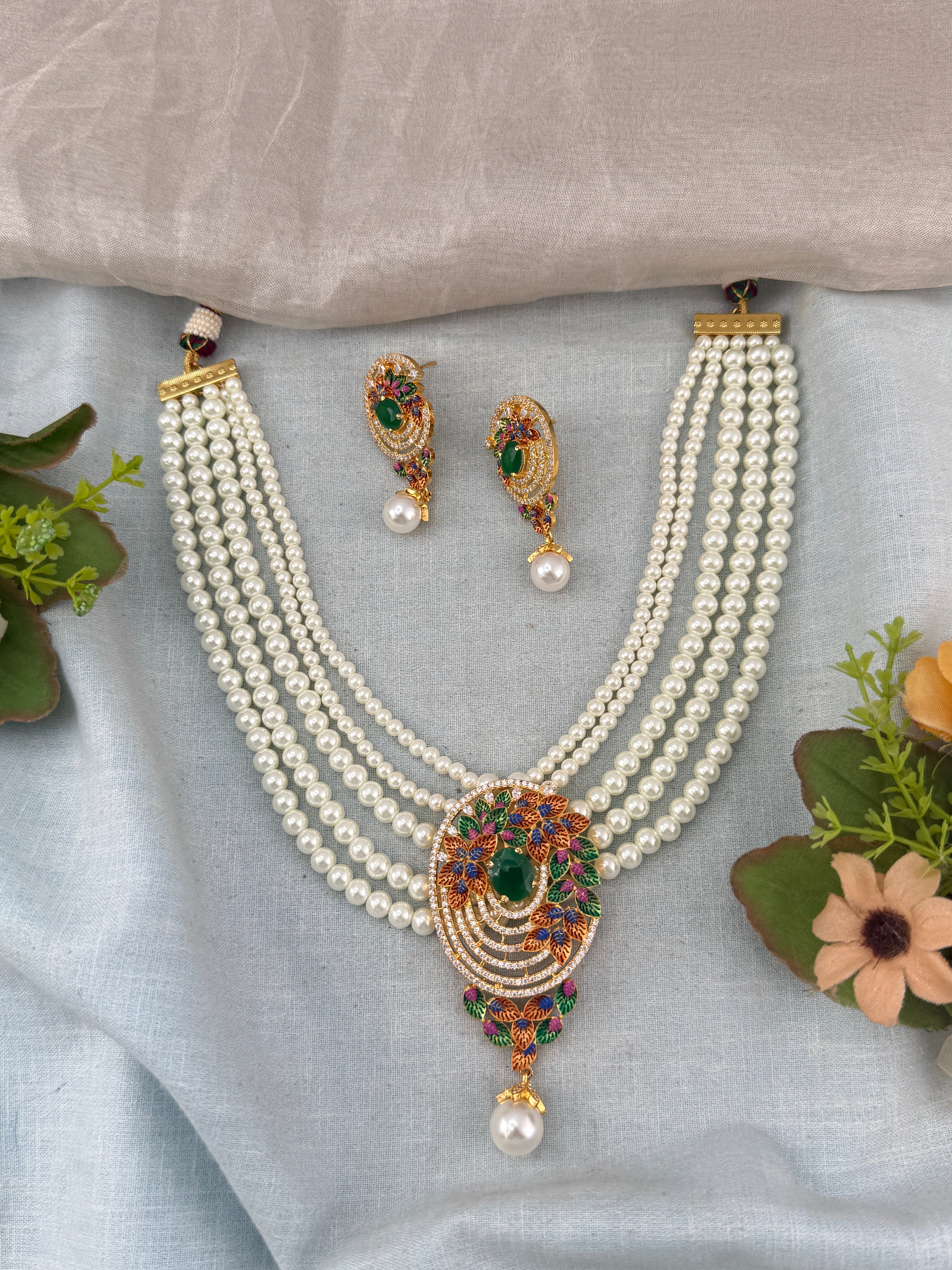 Antique temple necklace for women