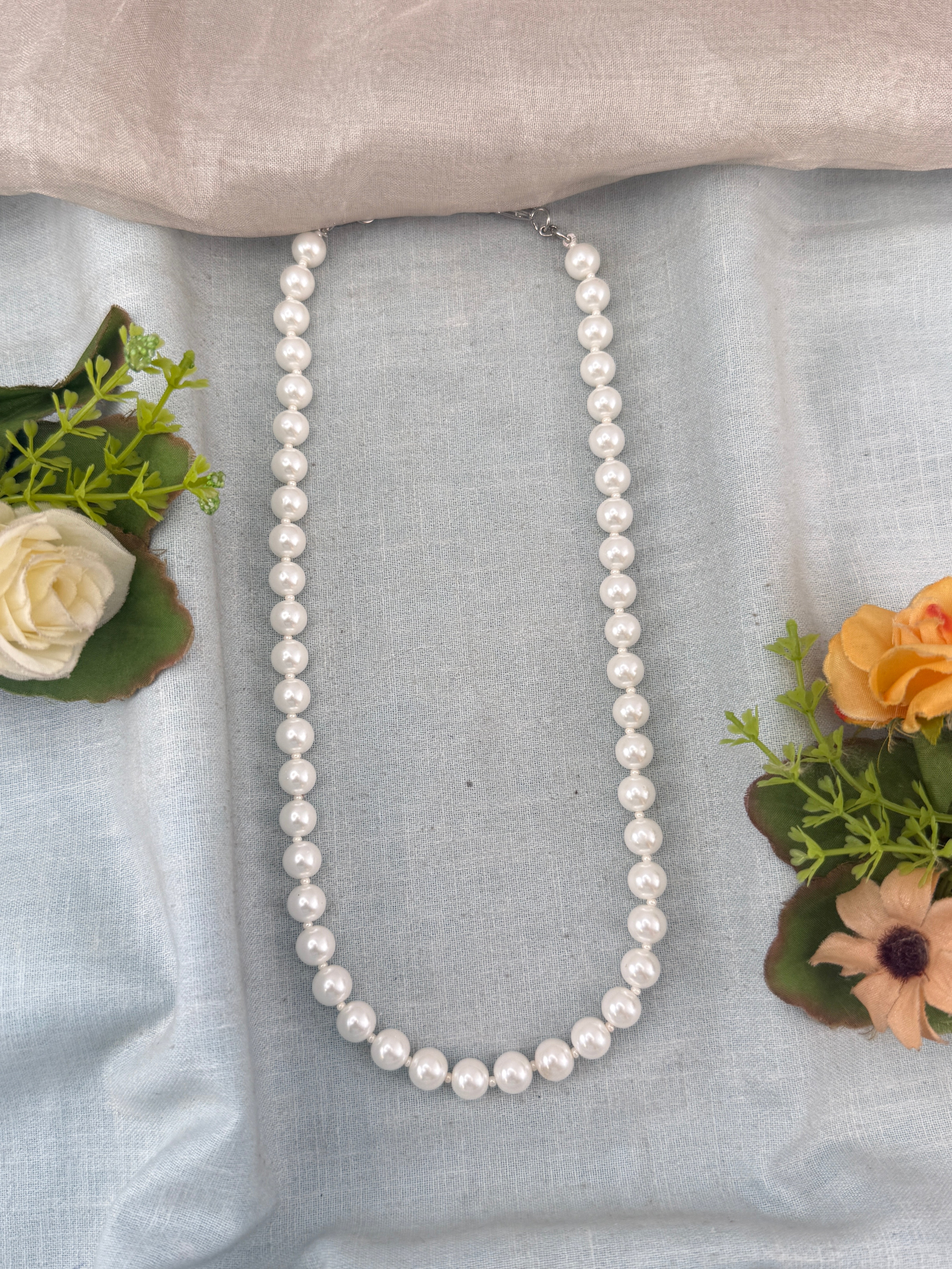 Premium Pearl Mala Necklace | C0009