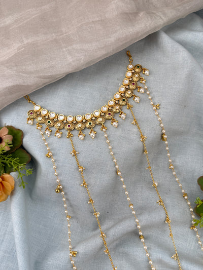 Designer Kundan Hair Accessories | J0045