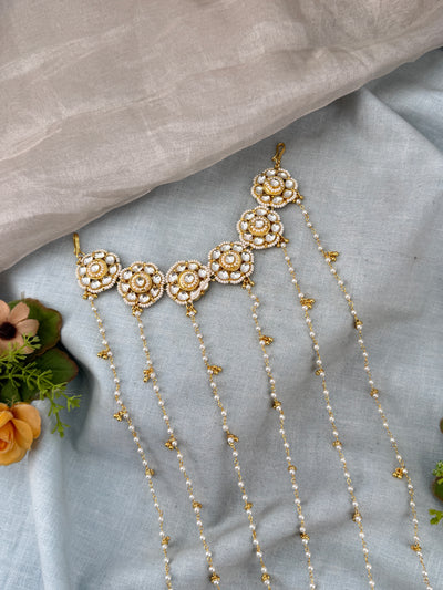 Designer Kundan Hair Accessories | J0044