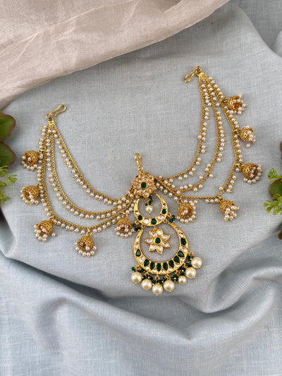 Designer Kundan Hair Accessories | J0047