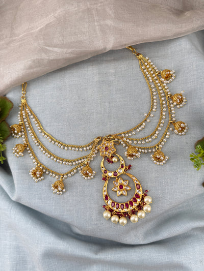 Designer Kundan Hair Accessories | J0047 A