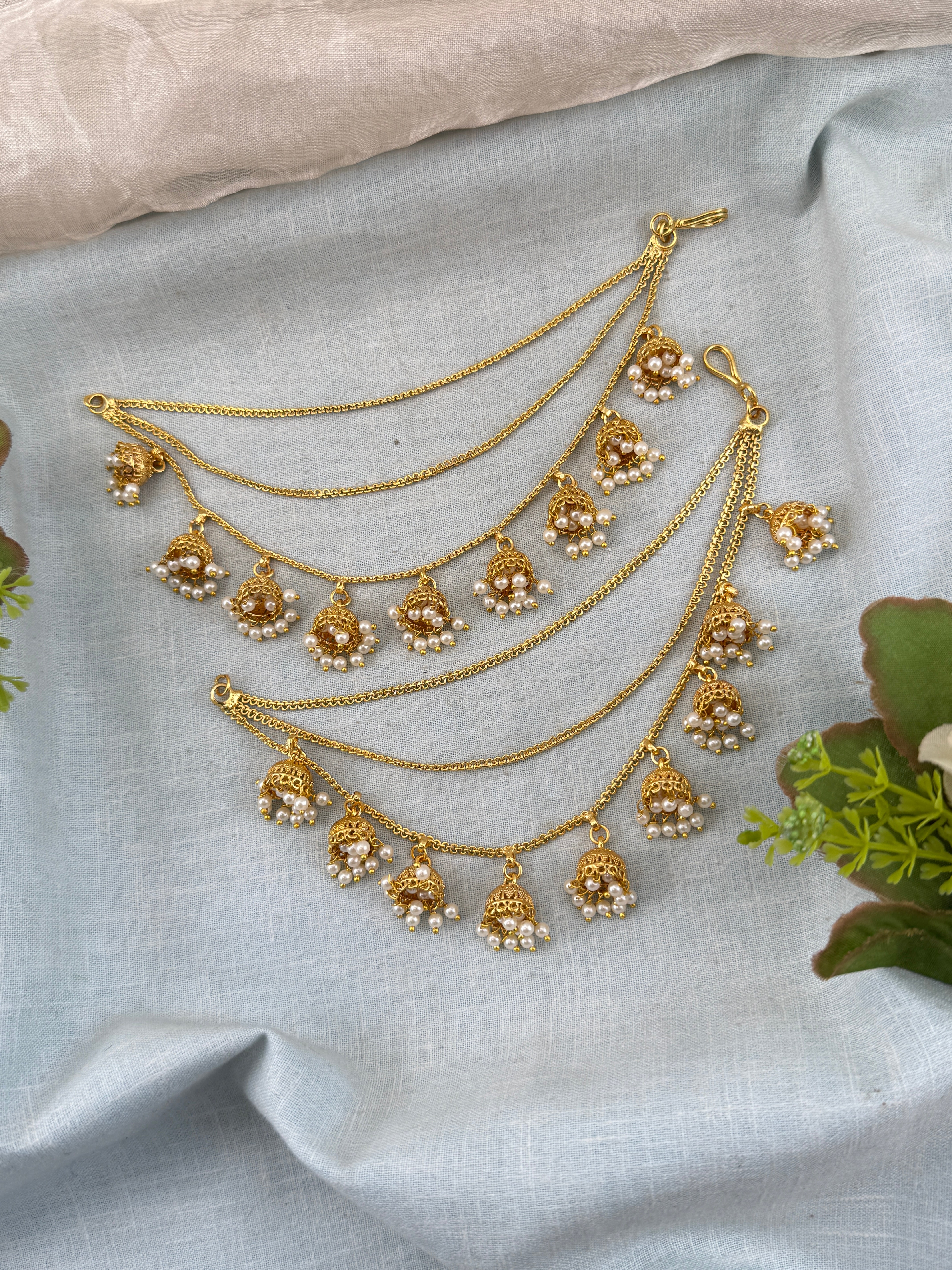Designer earchains, maatal for women