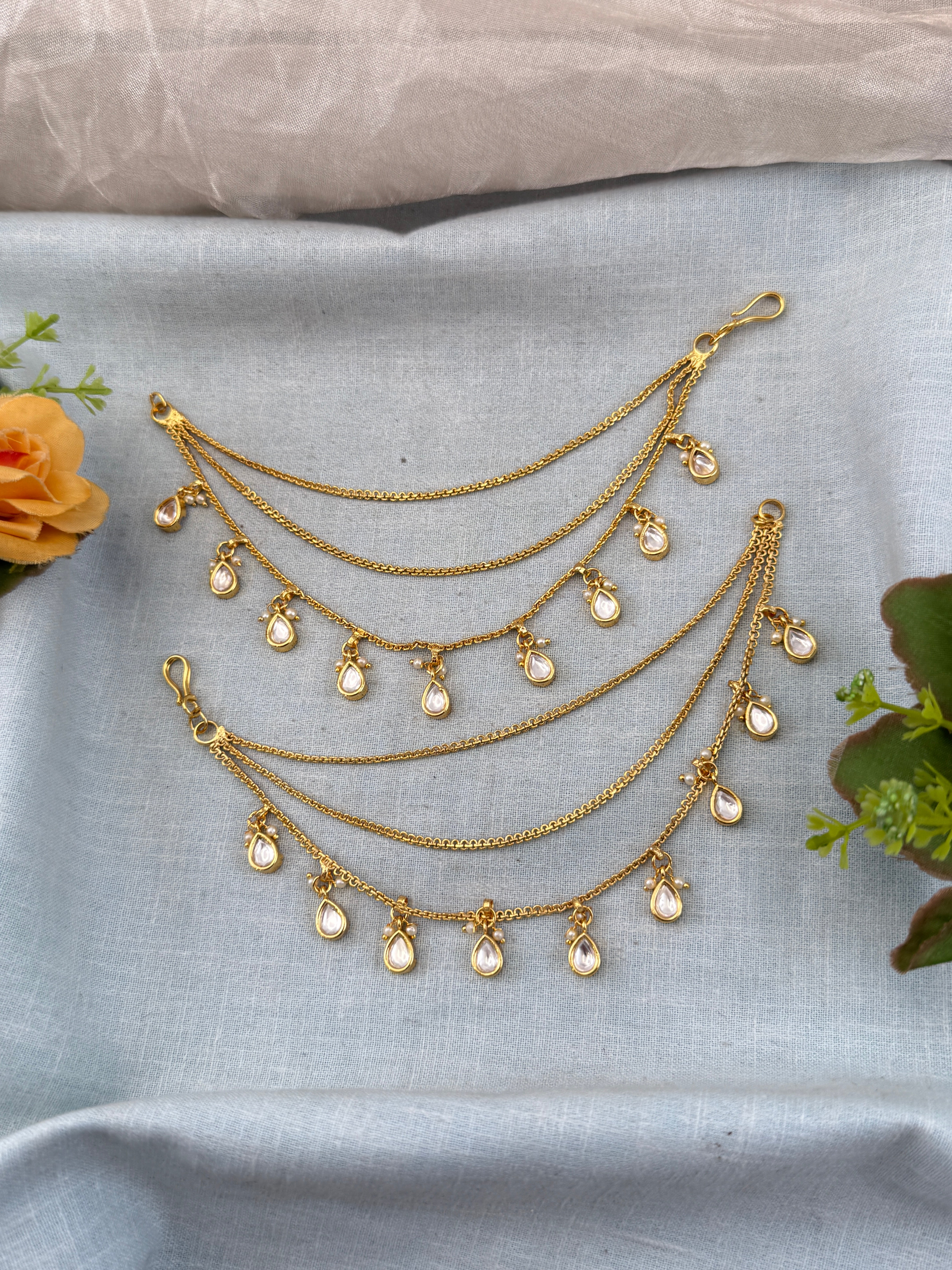 Designer earchains, maatal for women