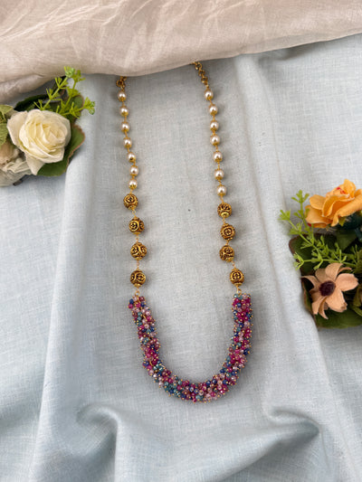 Antique Chain Pearl Mala | N0376B
