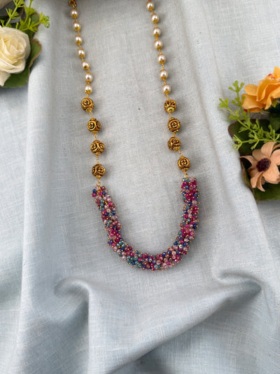 Antique Chain Pearl Mala | N0376B