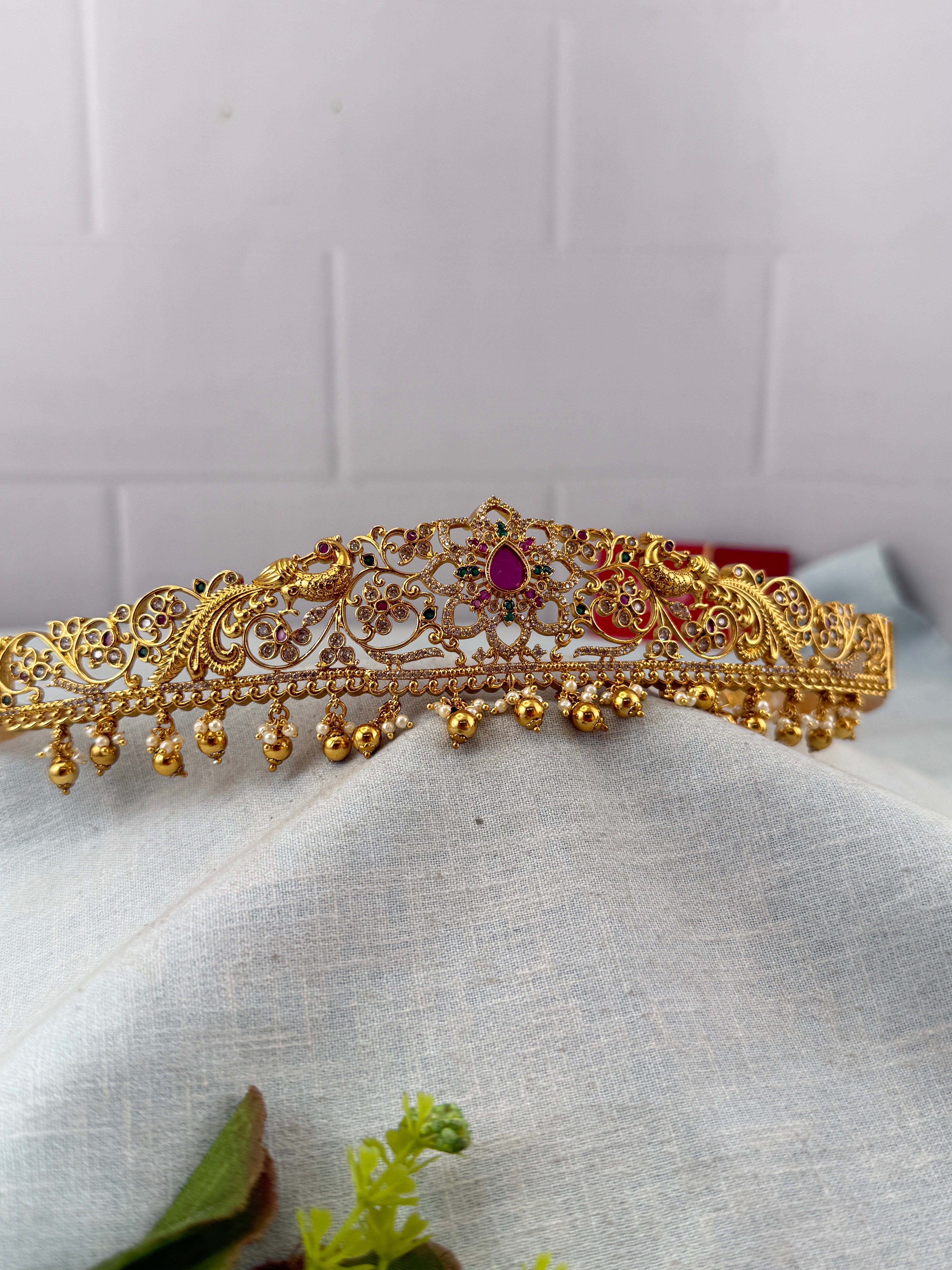 Antique Vaddanam Waist Belt Kids Size | V0022