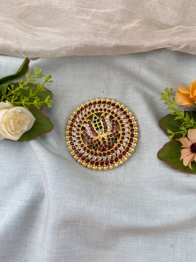 Bharatnatyam Rakdi in Pure Premium Brass | J0053