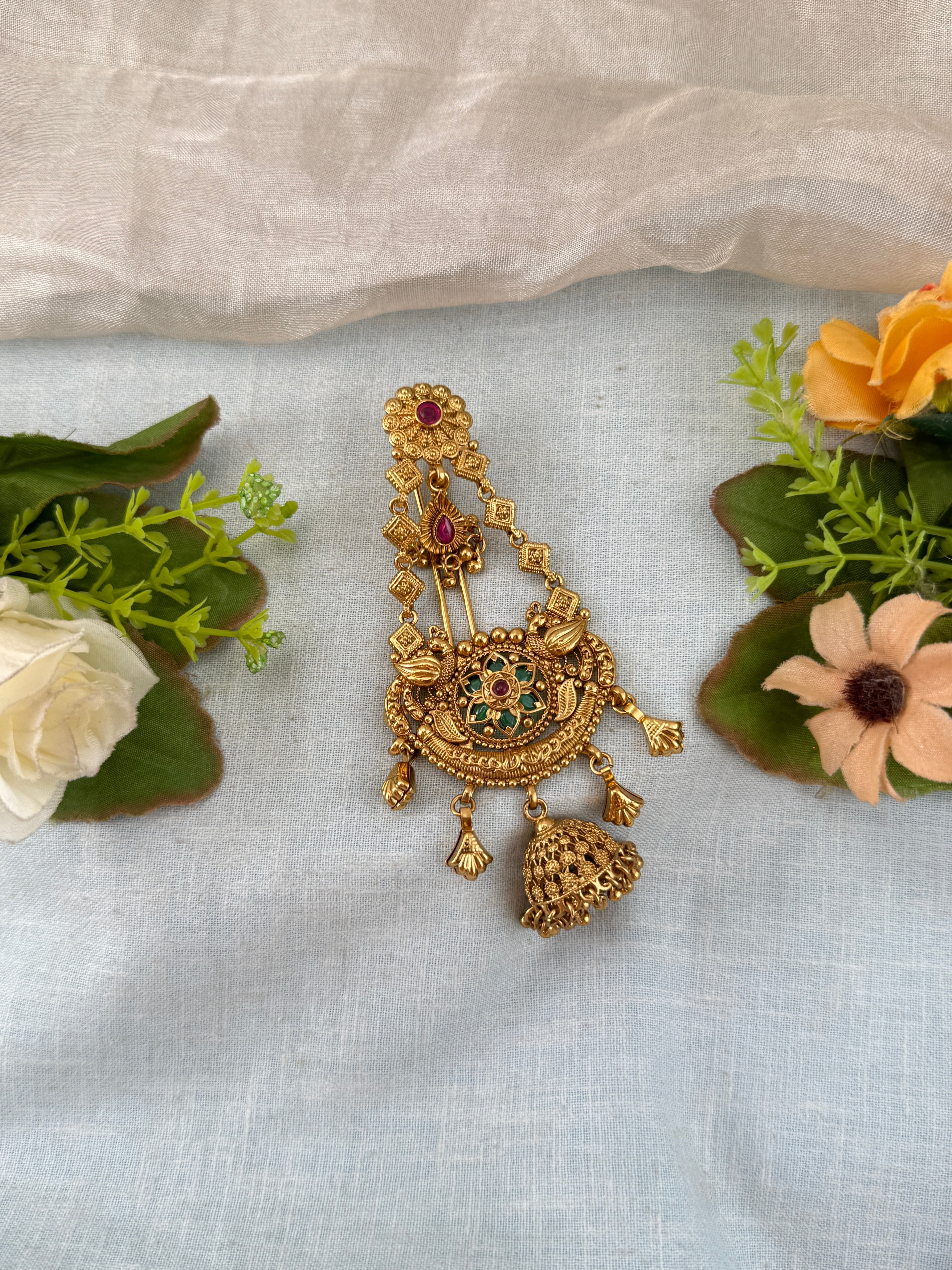Antique Mid Long Jadebille | J0042