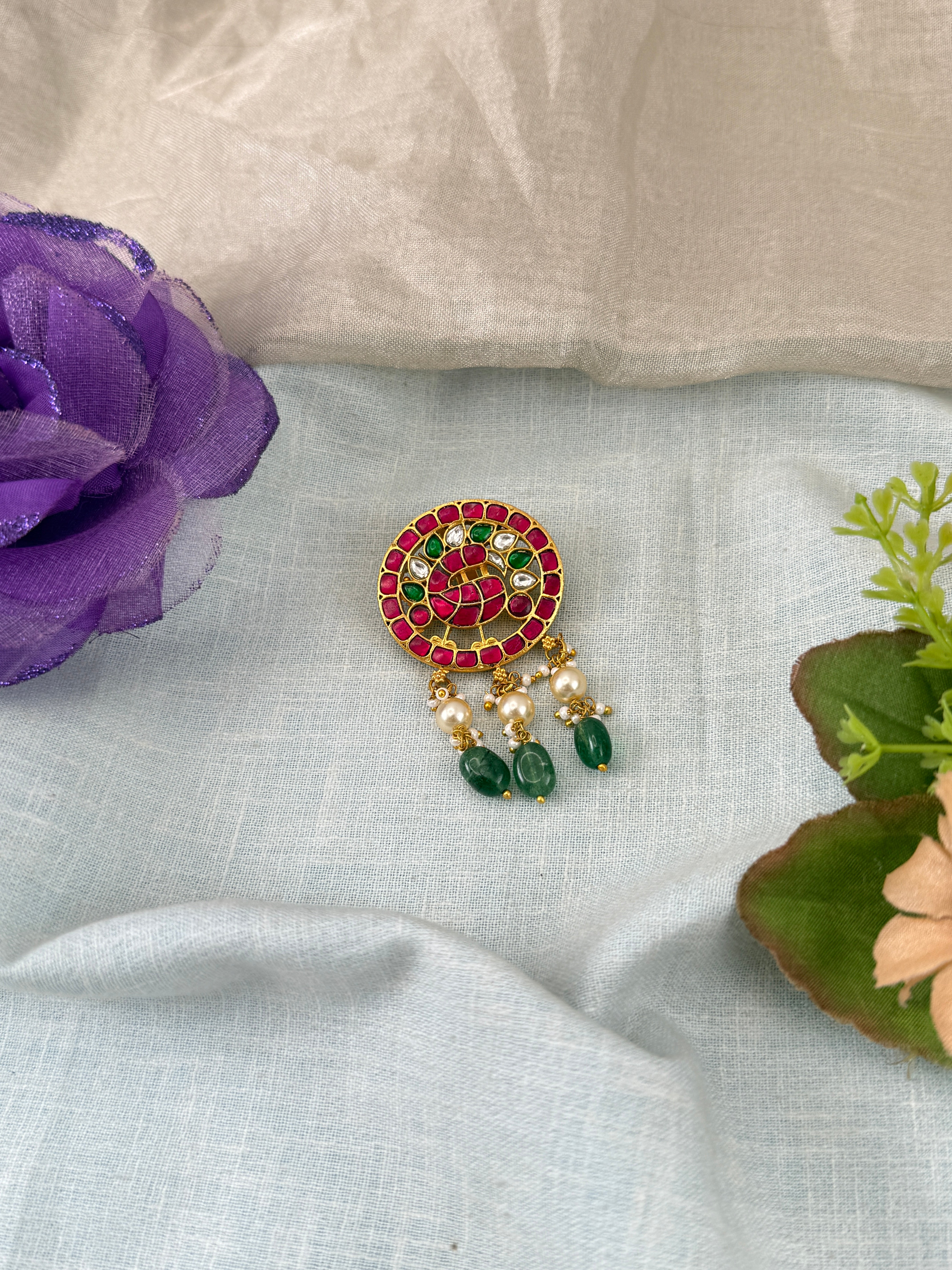 Jadau Kundan Pendant P0036