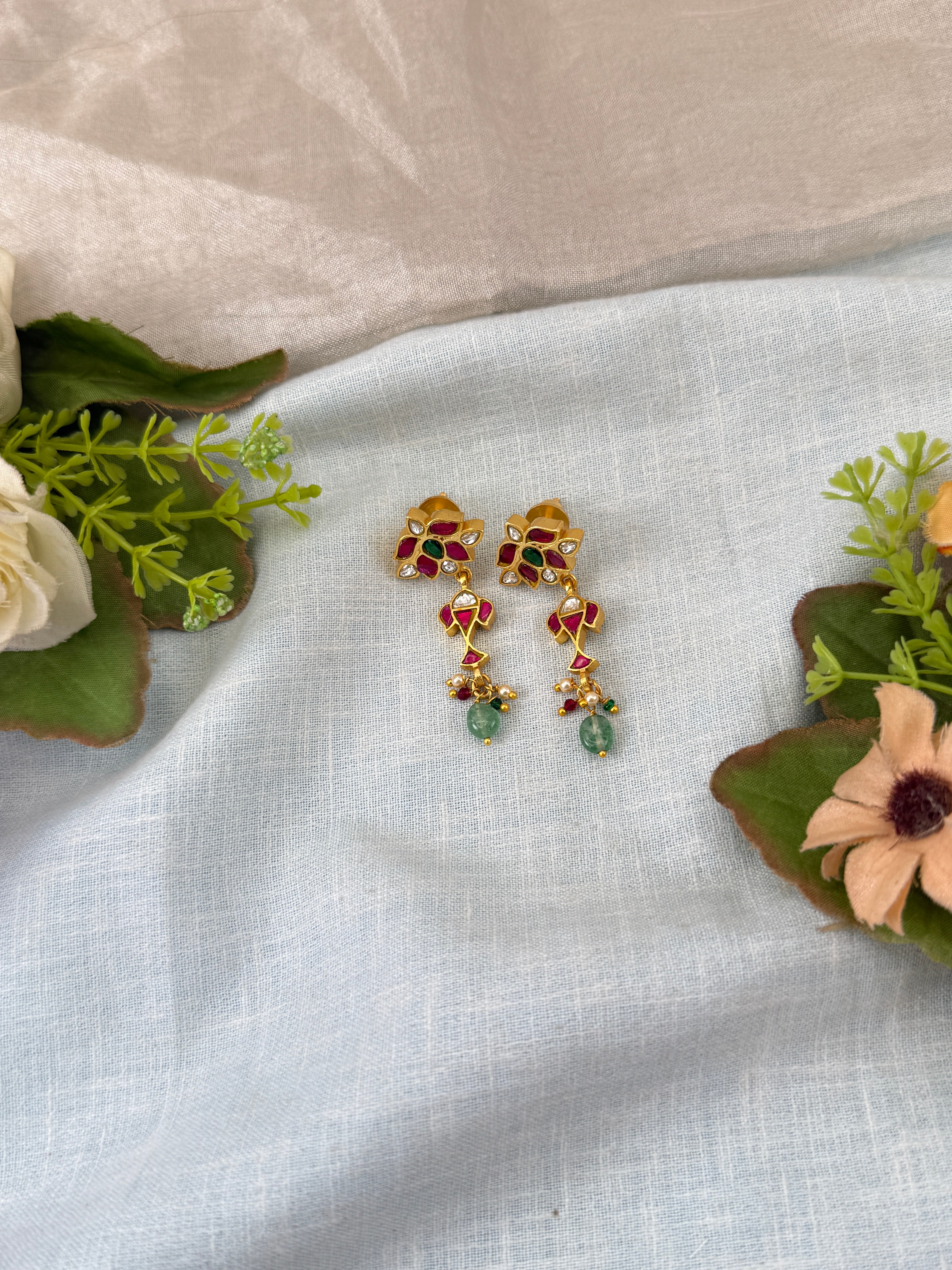Jadau Kundan Earrings E0173