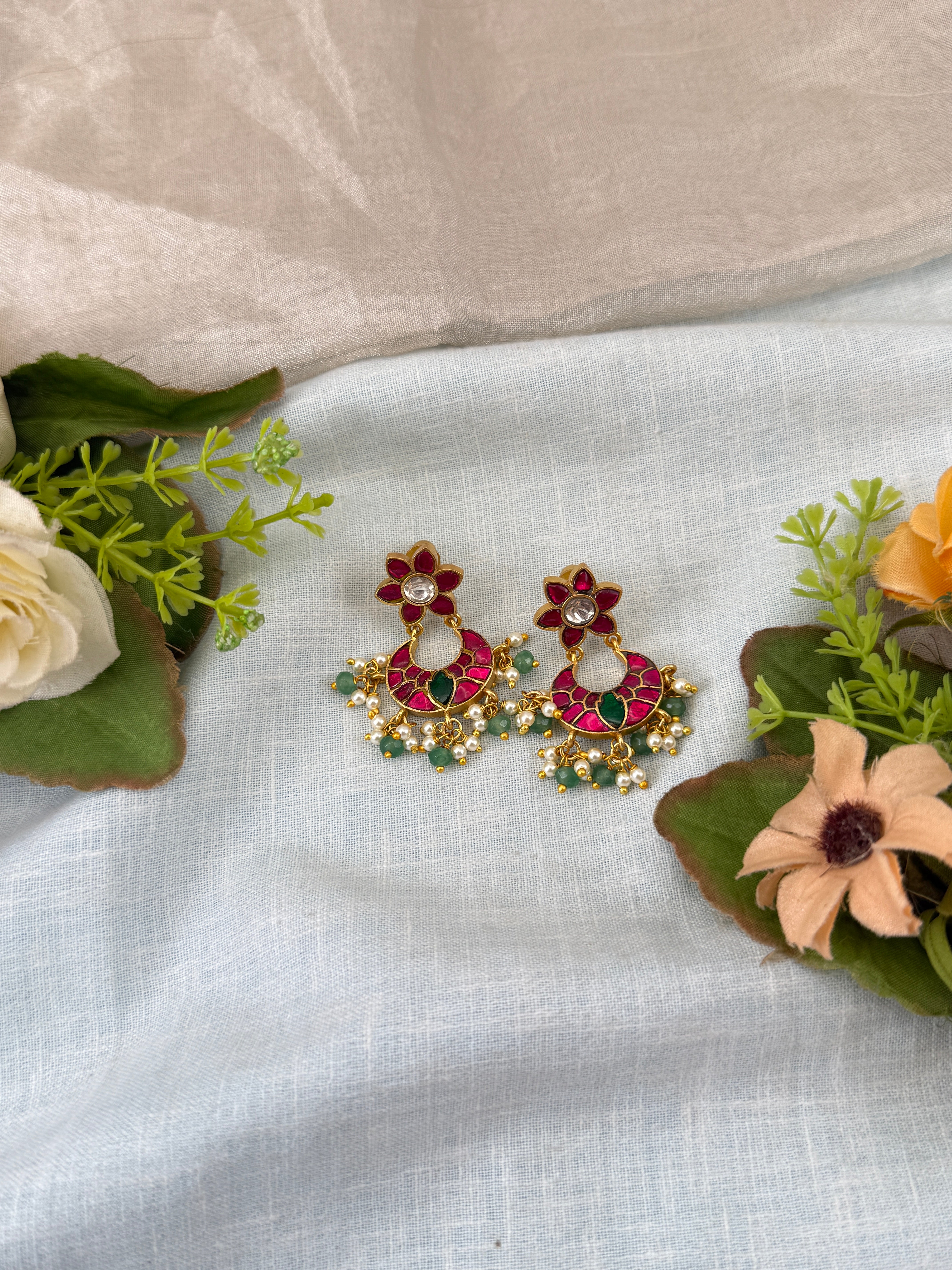 Jadau Kundan Earrings E0172