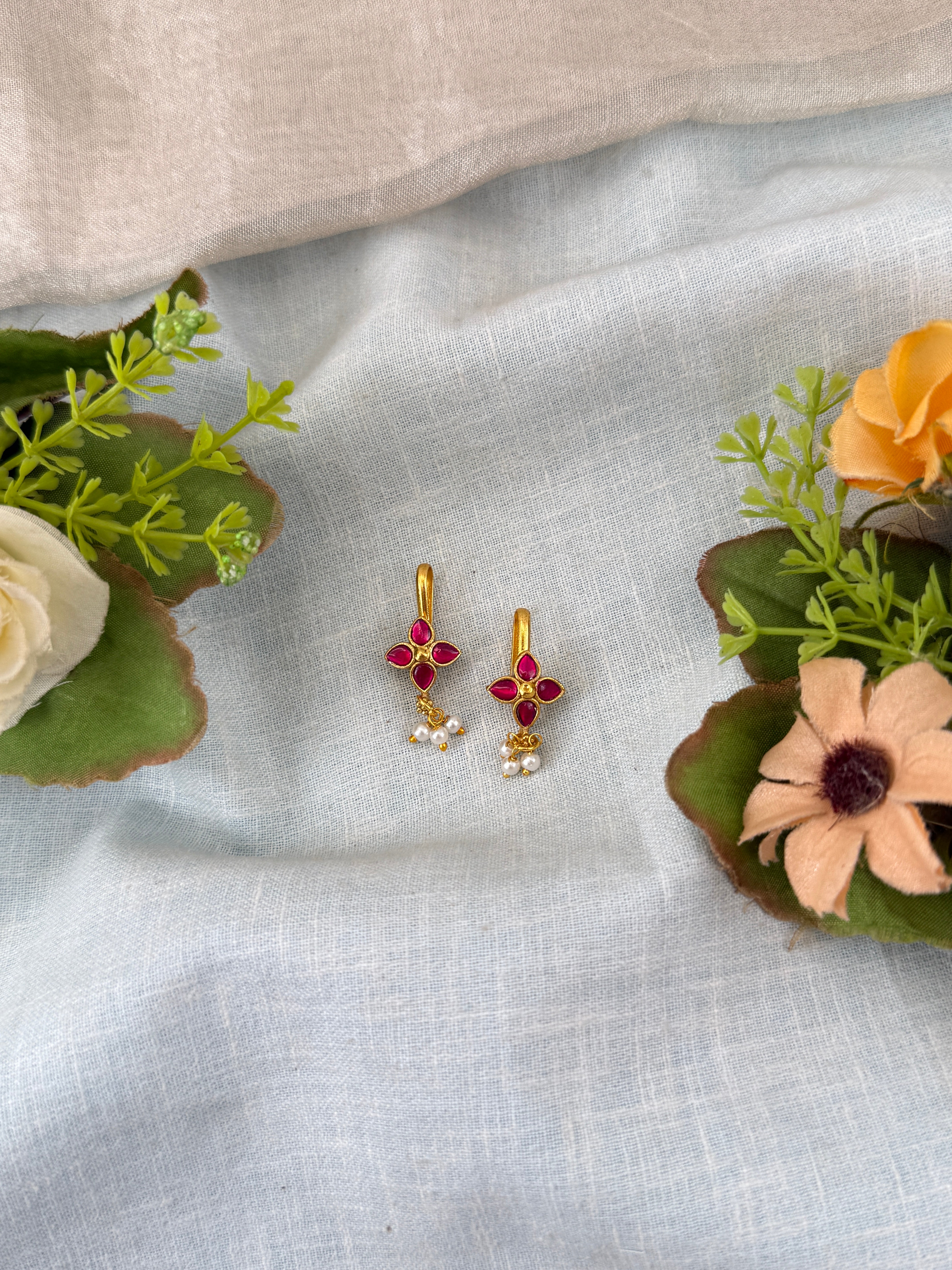 Jadau Kundan Bugadi Earcuff Earrings U031