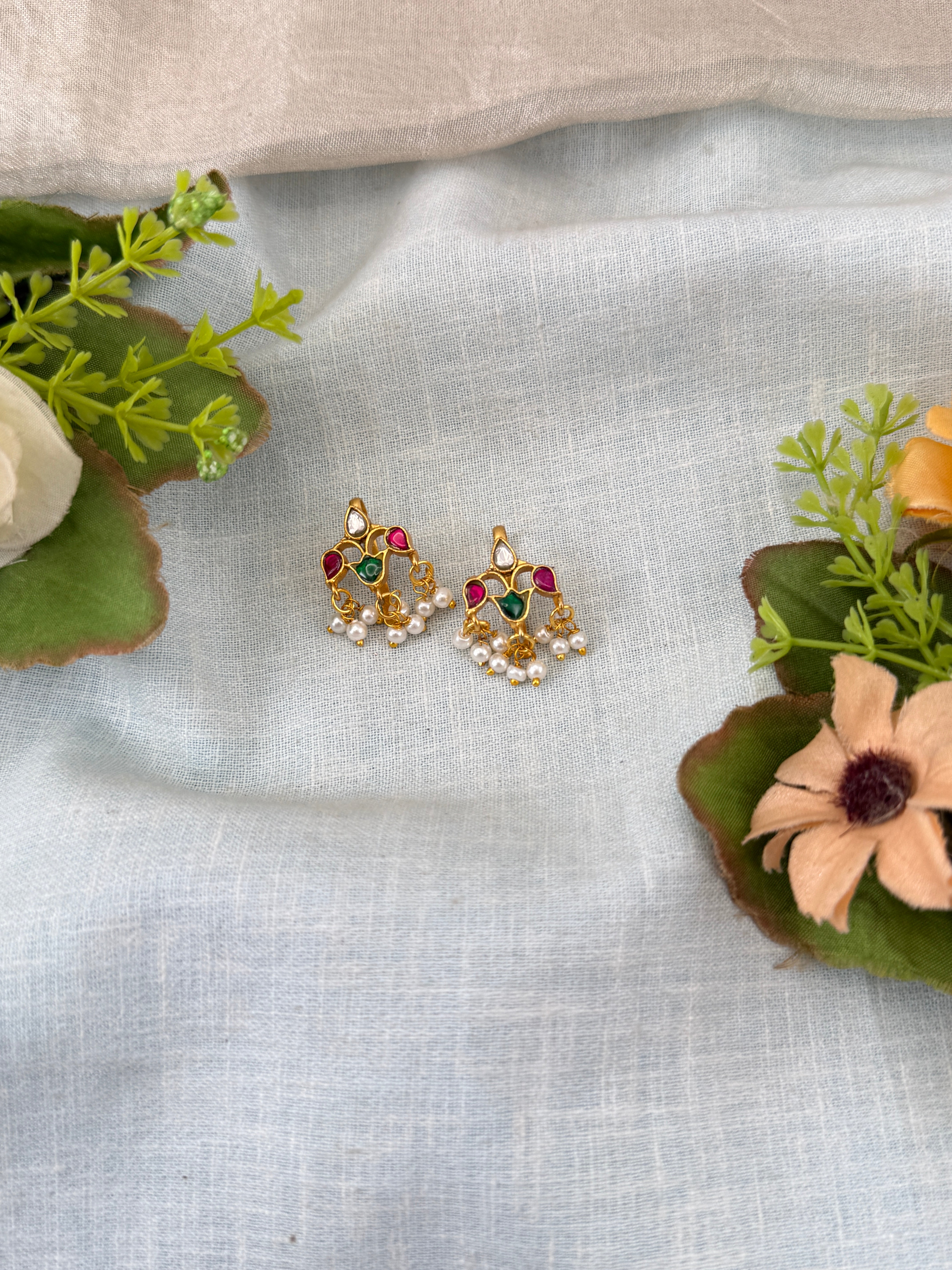 Jadau Kundan Bugadi Earcuff Earrings U033