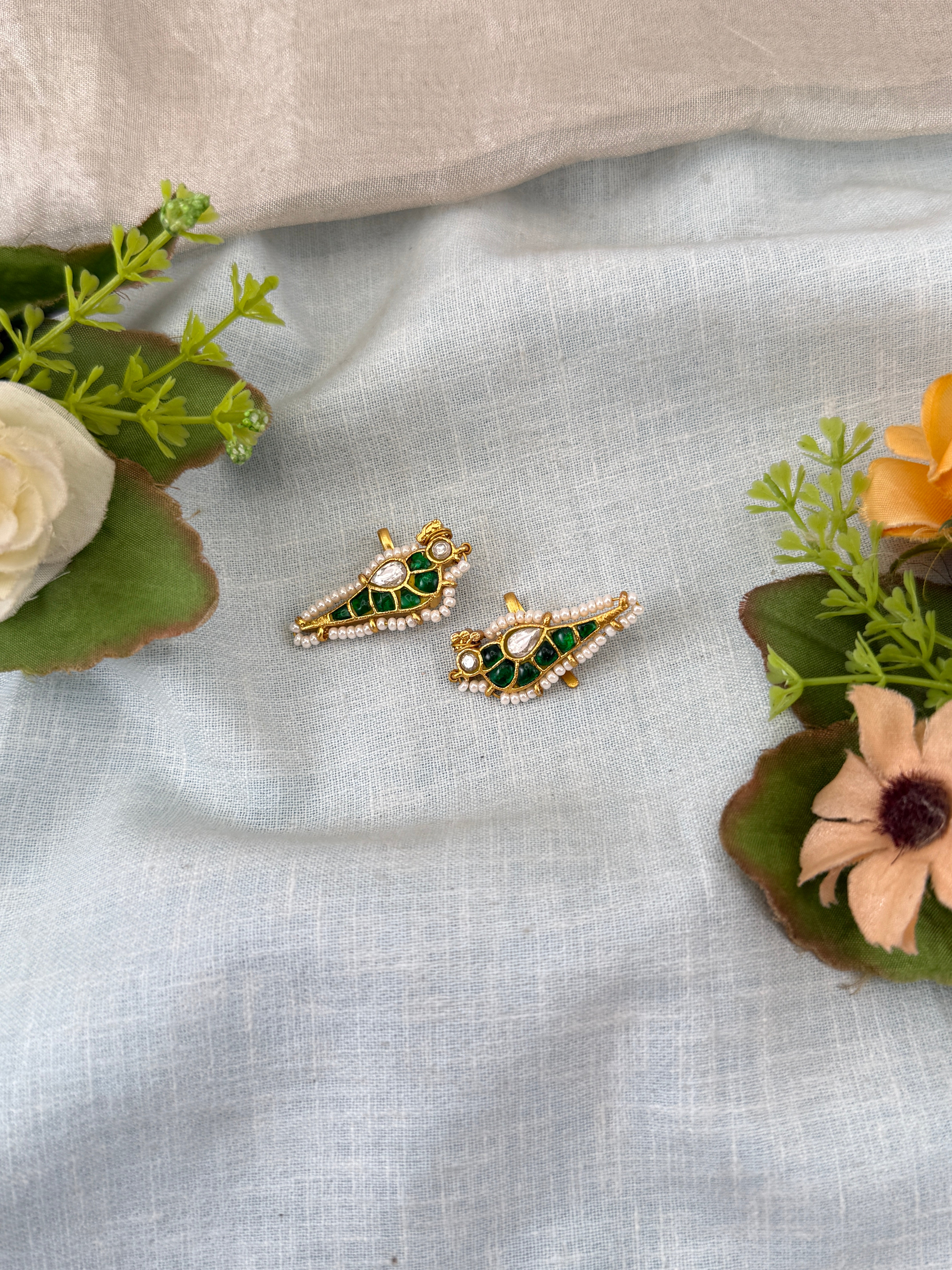 Jadau Kundan Bugadi Earcuff Earrings U039