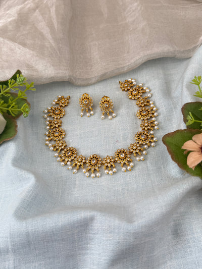 Antique temple necklace for women