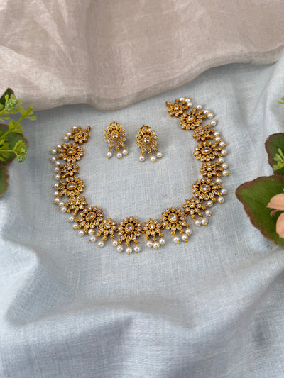 Antique Short Necklace Set N0424