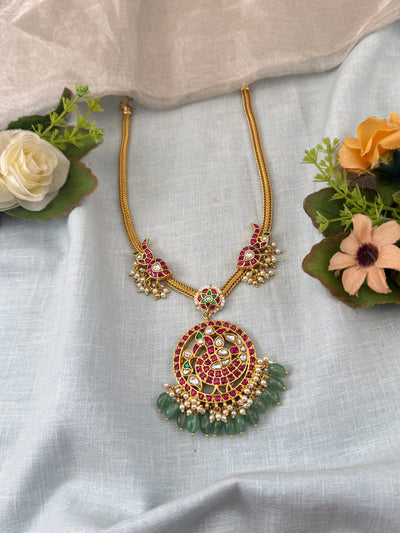 Antique temple necklace for women