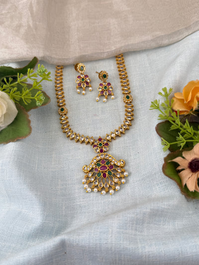 Antique temple necklace for women