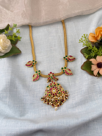 Antique temple necklace for women