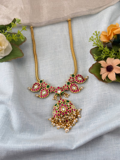 Antique temple necklace for women