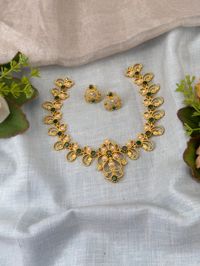 Antique temple necklace for women