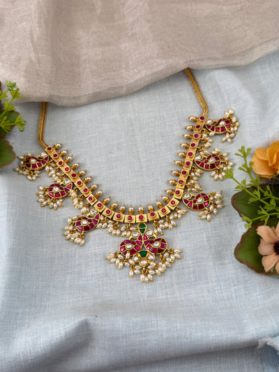 Antique temple necklace for women