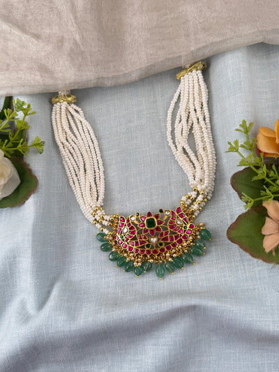 Antique temple necklace for women