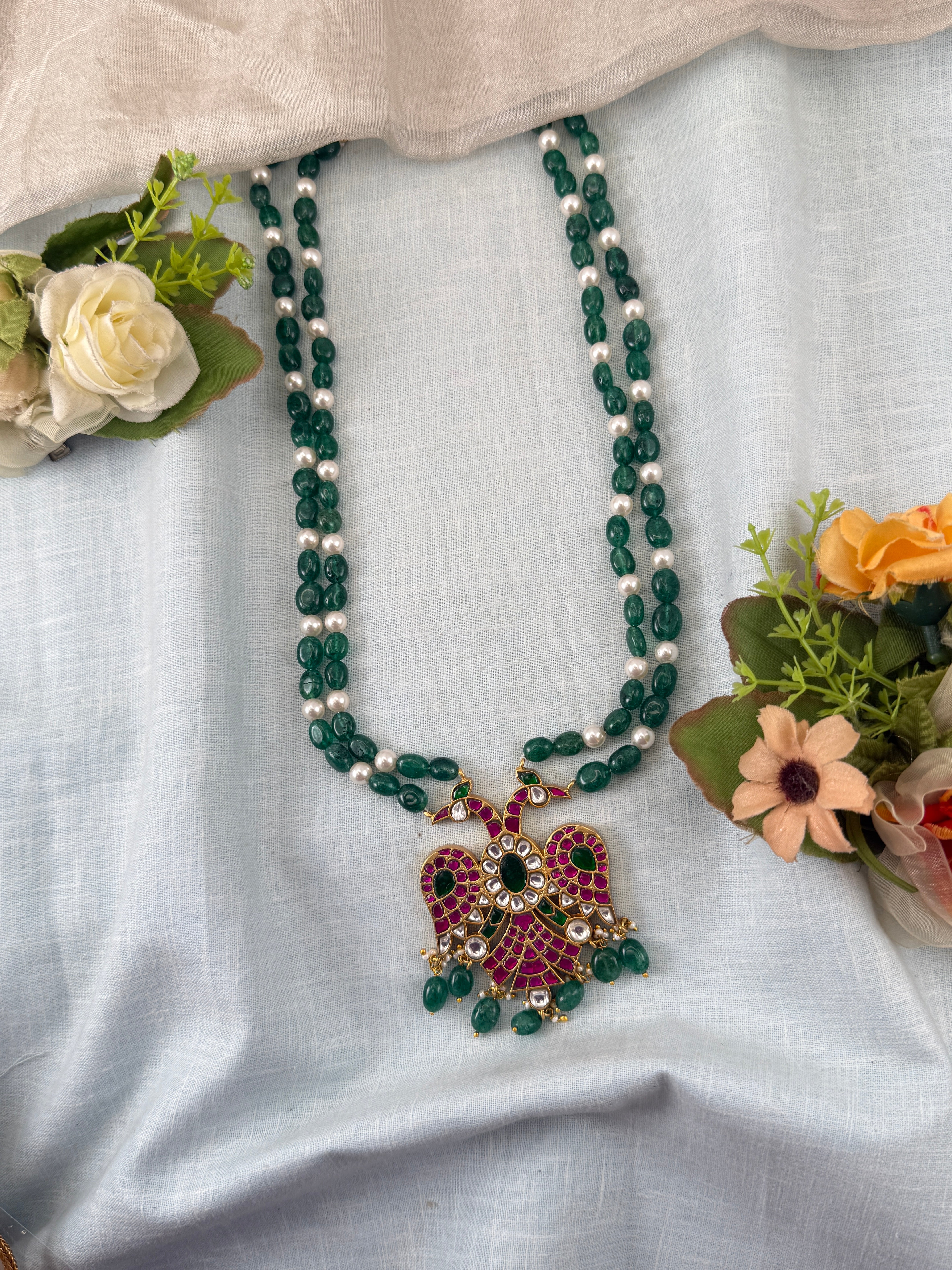 Antique temple necklace for women