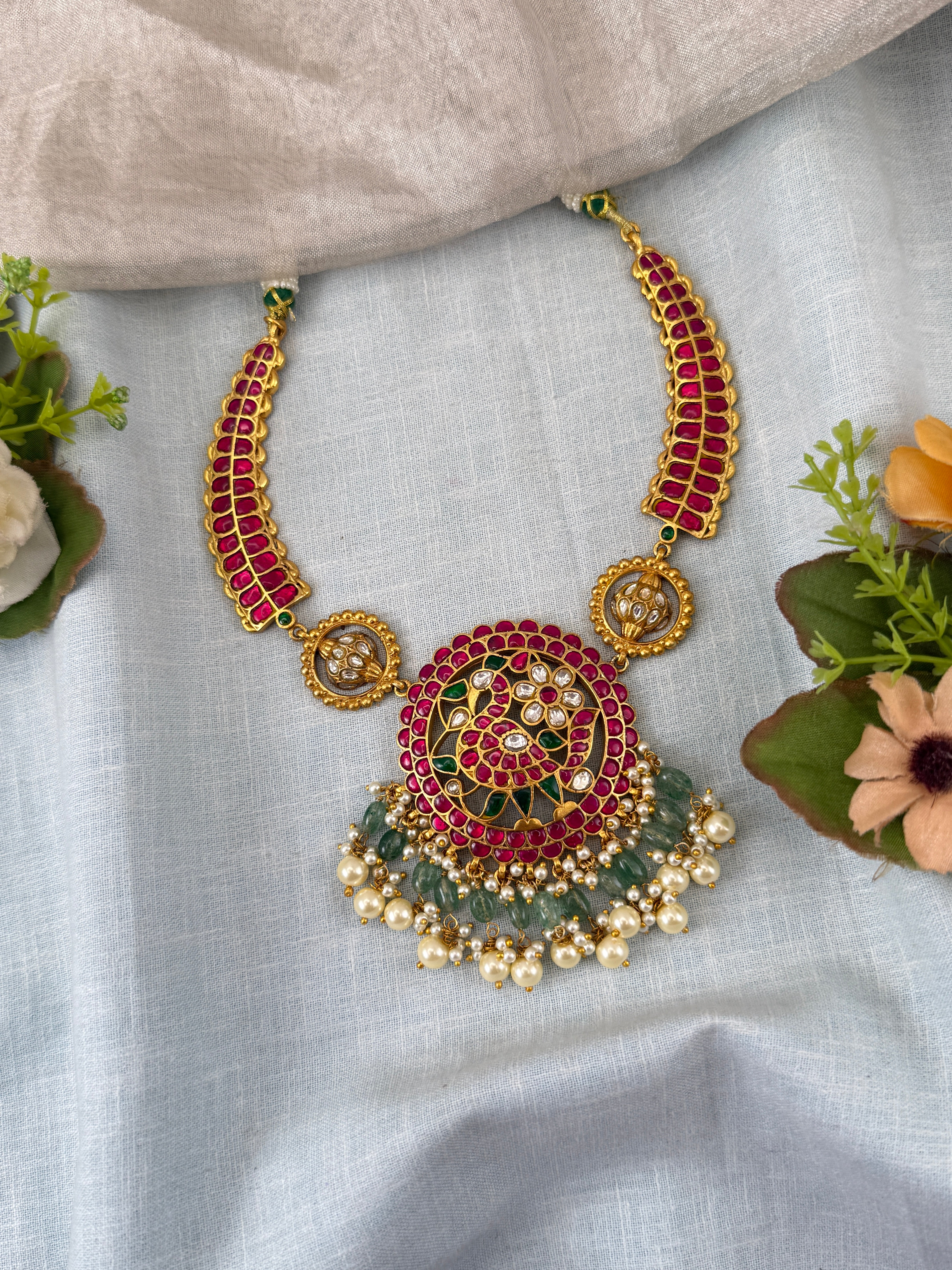 Jadau Kundan Kanti Short Premium Set N0402