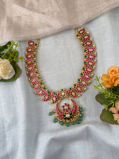 Antique temple necklace for women