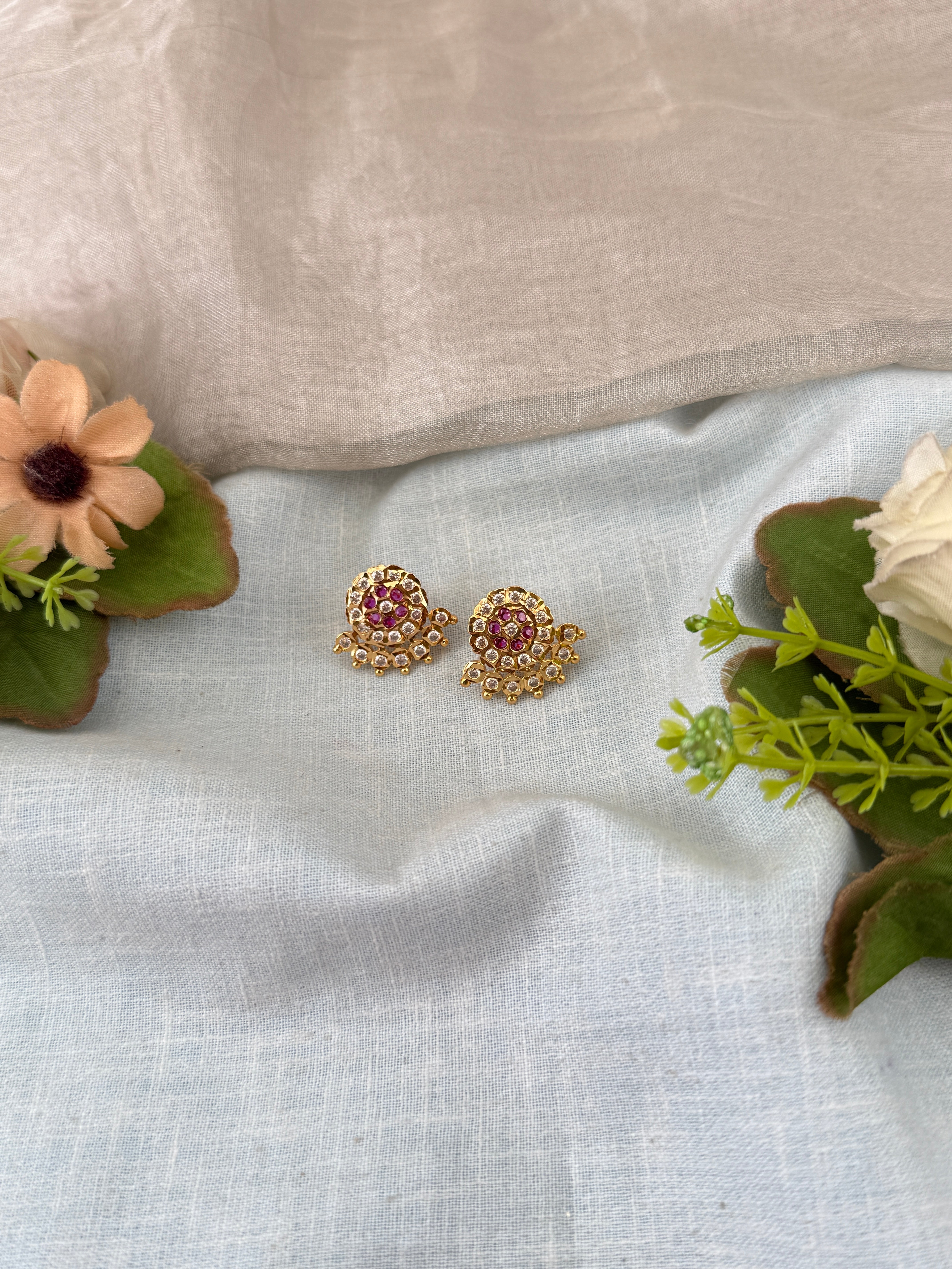 Antique Stud Earrings | E0207 A