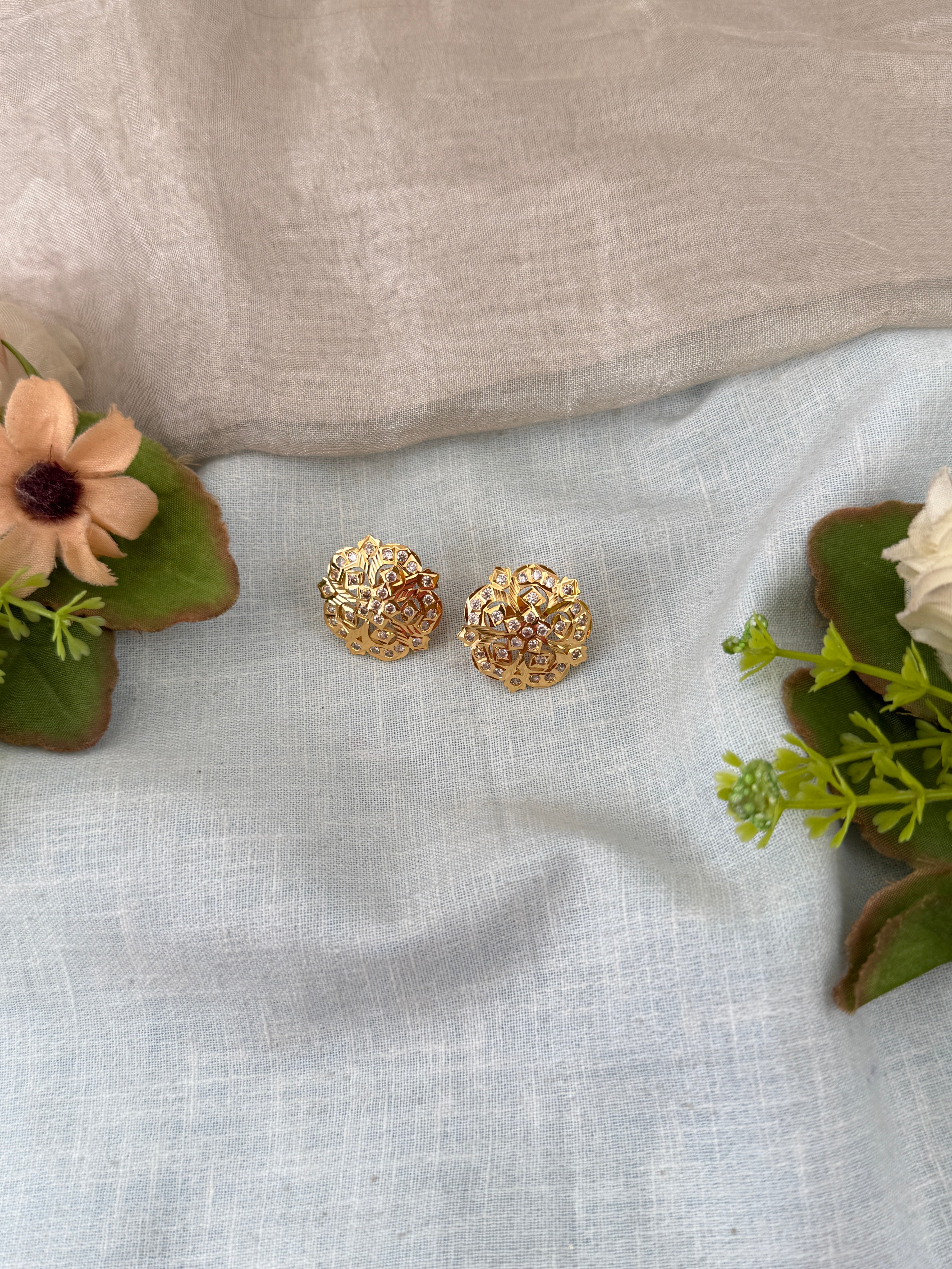 Antique Stud Earrings | E0209 A