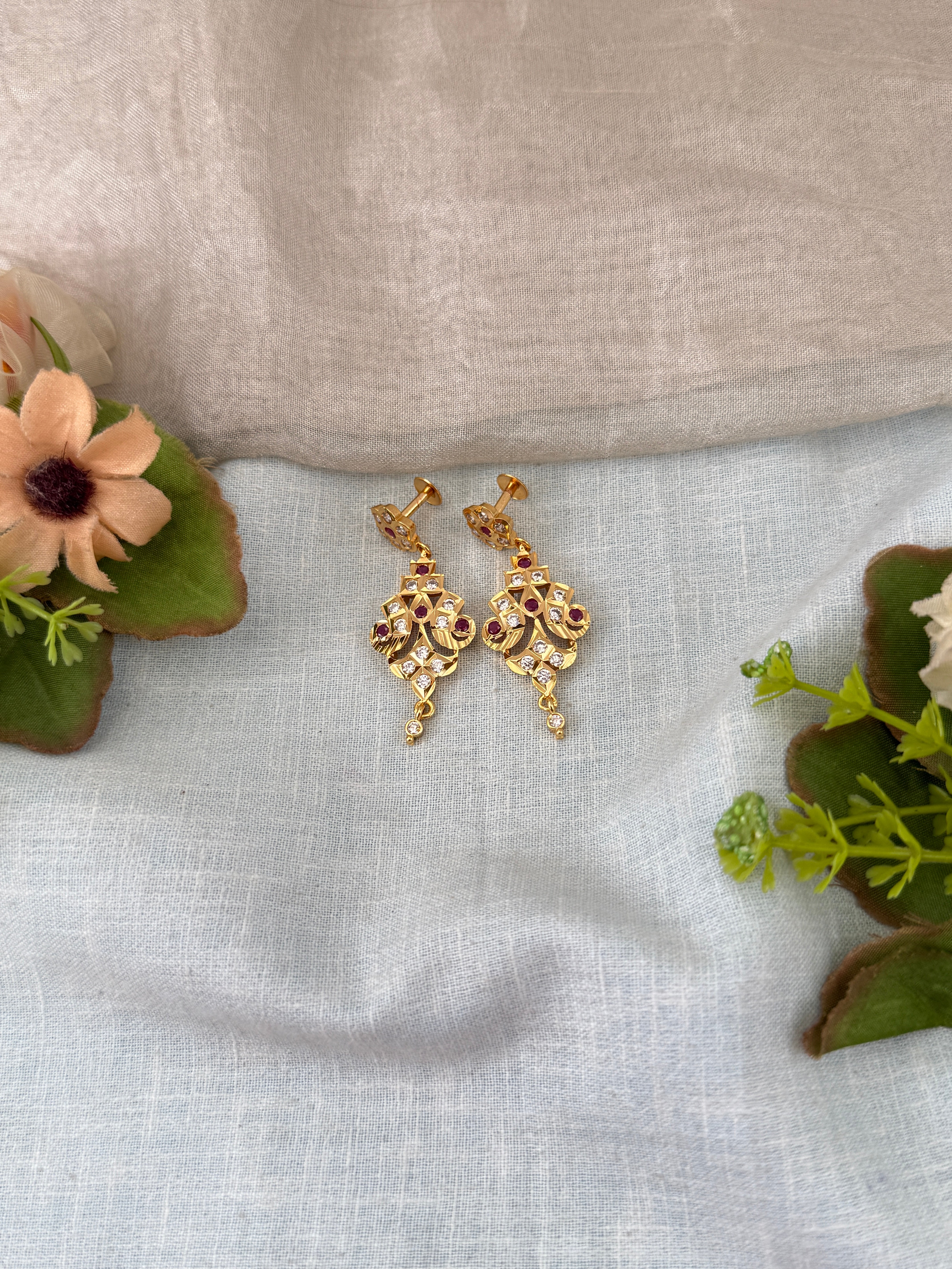 Antique Stud Earrings | E0210 A