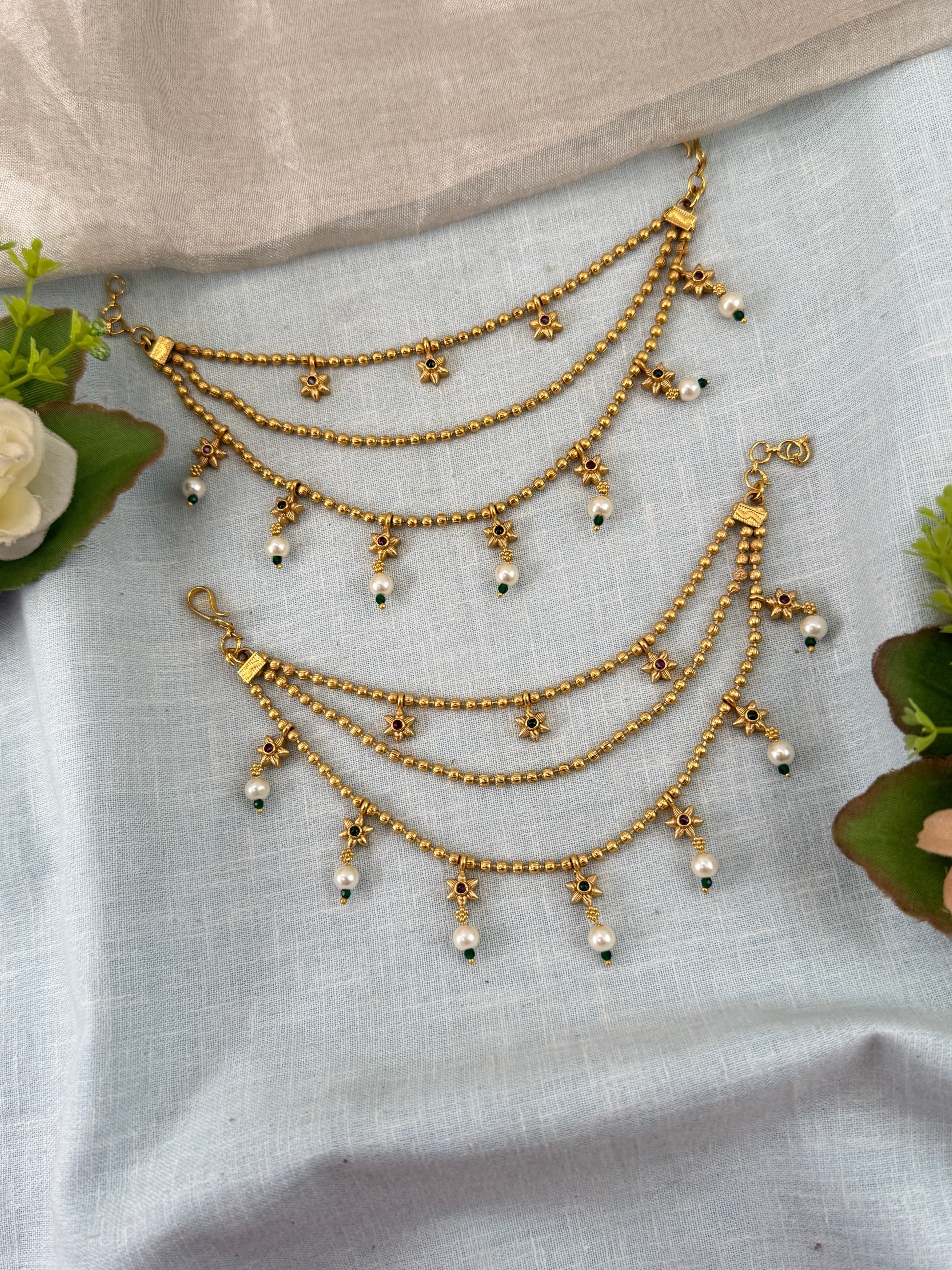 Designer earchains, maatal for women