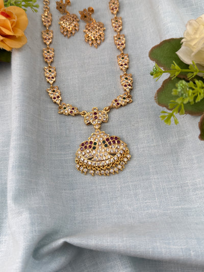 Antique Gold Like Necklace Set | N0441