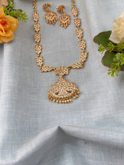 Antique Gold Like Necklace Set | N0441 A
