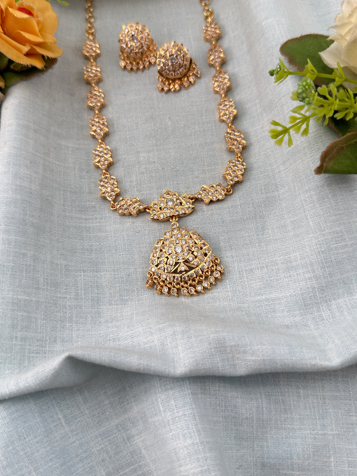 Antique Gold Like Necklace Set | N0439