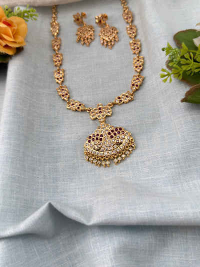 Antique Gold Like Necklace Set | N0441 B