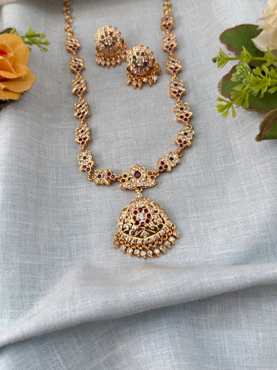 Antique Gold Like Necklace Set | N0439 B