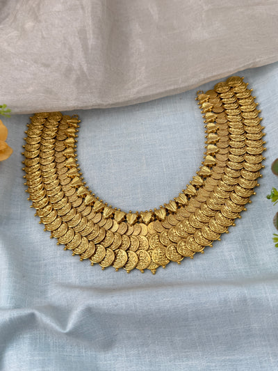Antique Kaasu Choker Grand Necklace Set | N0435
