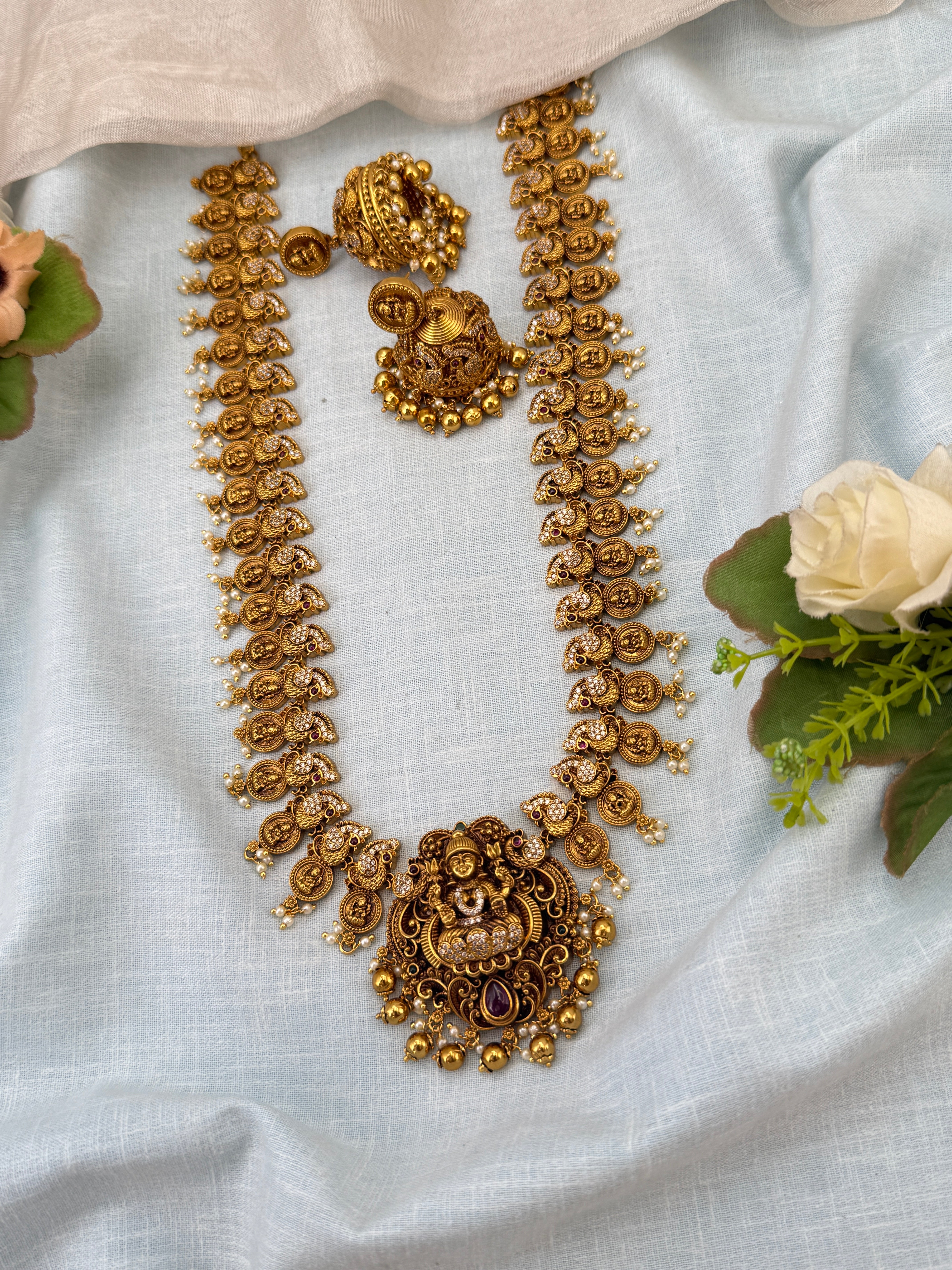 Antique Gold Necklace for Women – Traditional Ethnic Jewelry Online, bridal necklaces online
