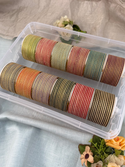 12 Color Premium Metal Bangle Box | Set of 12 Colors | 0145