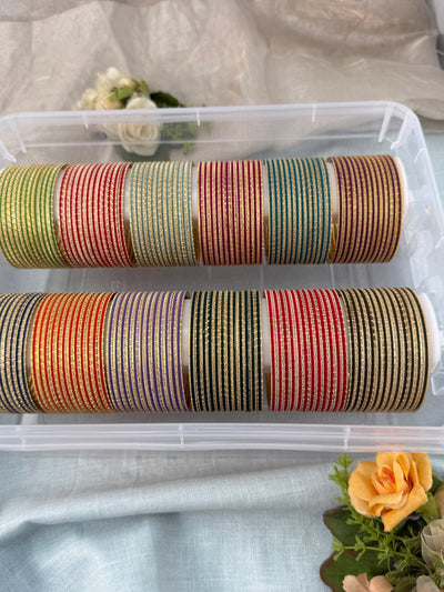12 Color Premium Metal Bangle Box | Set of 12 Colors | 0145