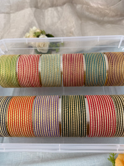 12 Color Premium Metal Bangle Box | Set of 12 Colors | 0145