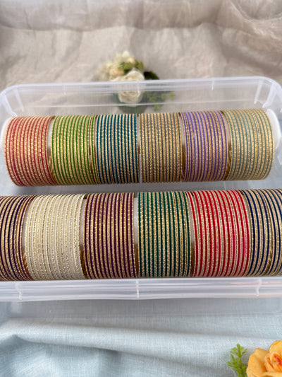 12 Color Premium Metal Bangle Box | Set of 12 Colors | 0146