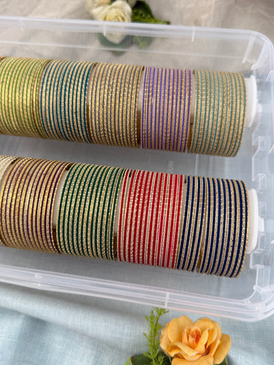 12 Color Premium Metal Bangle Box | Set of 12 Colors | 0146