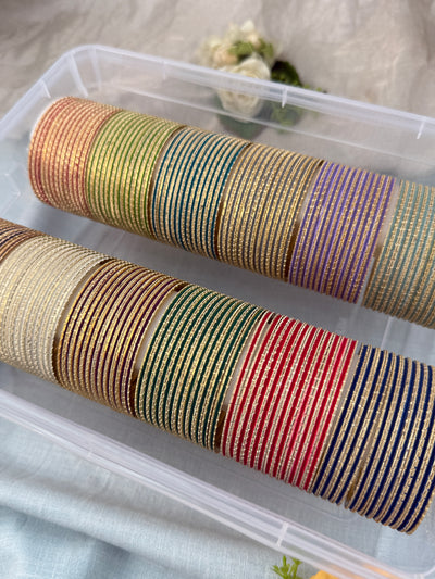 12 Color Premium Metal Bangle Box | Set of 12 Colors | 0146