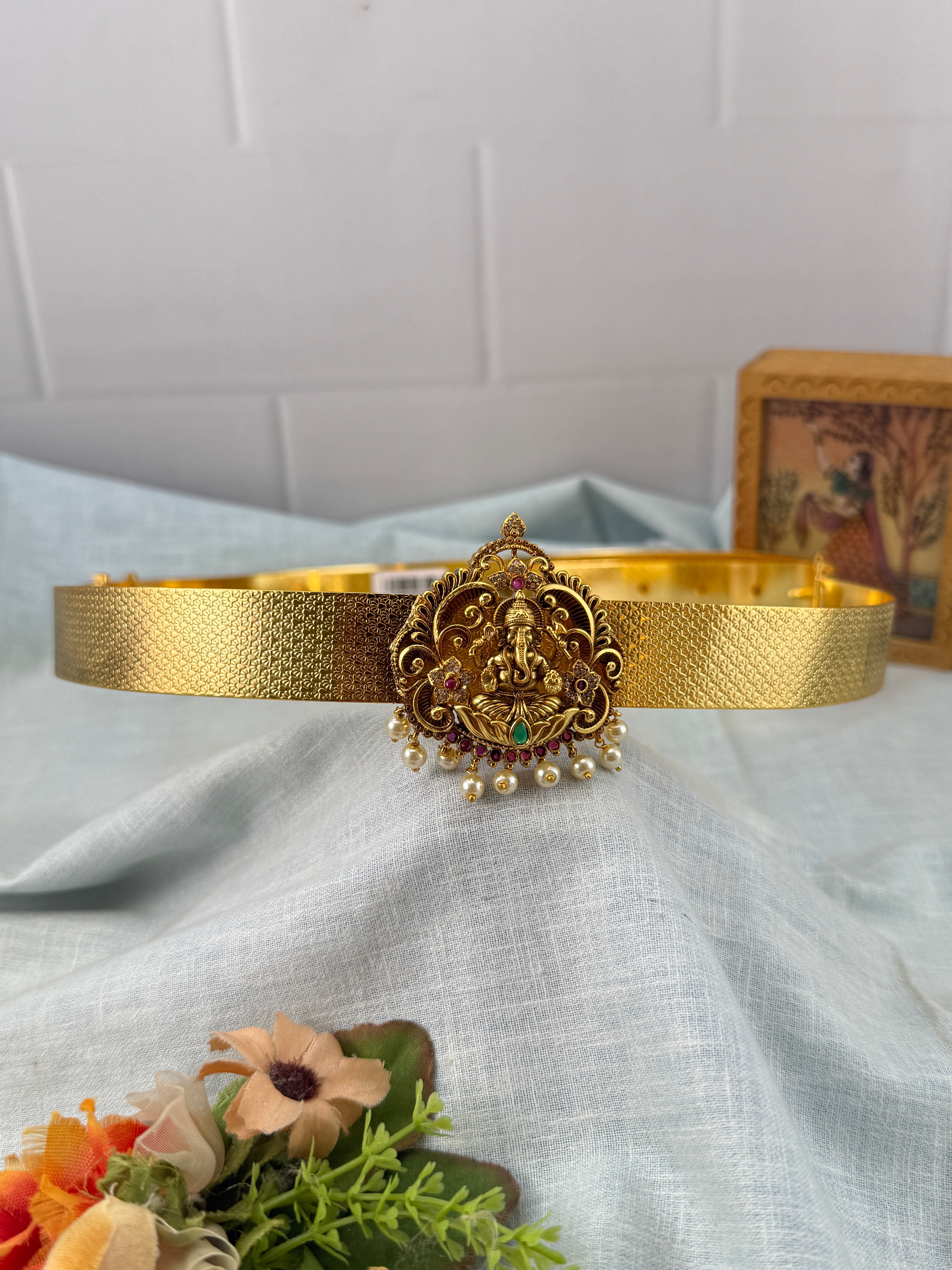 Antique Vaddanam Kamarbandh Single Pendant | V0043