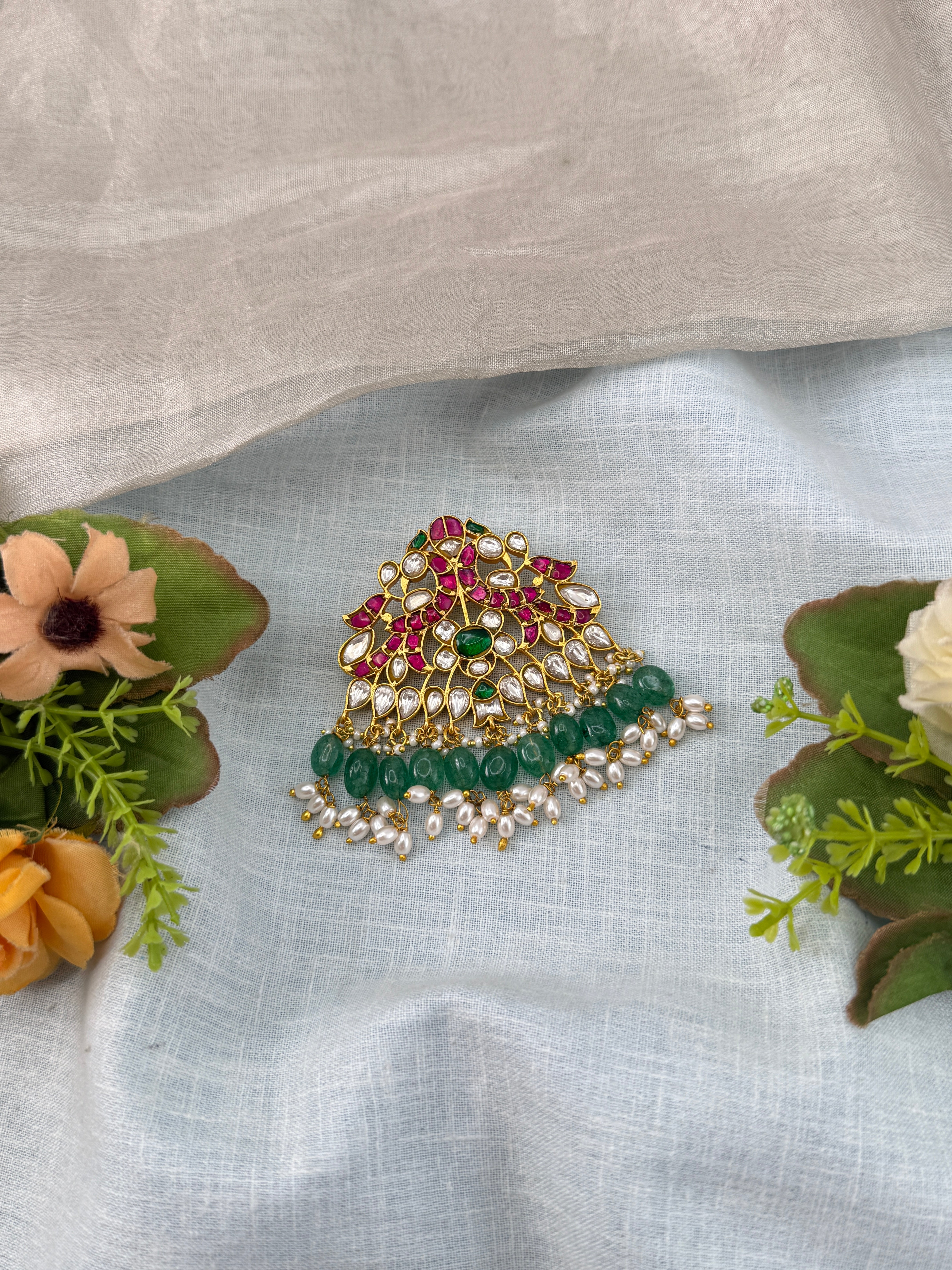 Traditional Jade Bille hair accessory for women